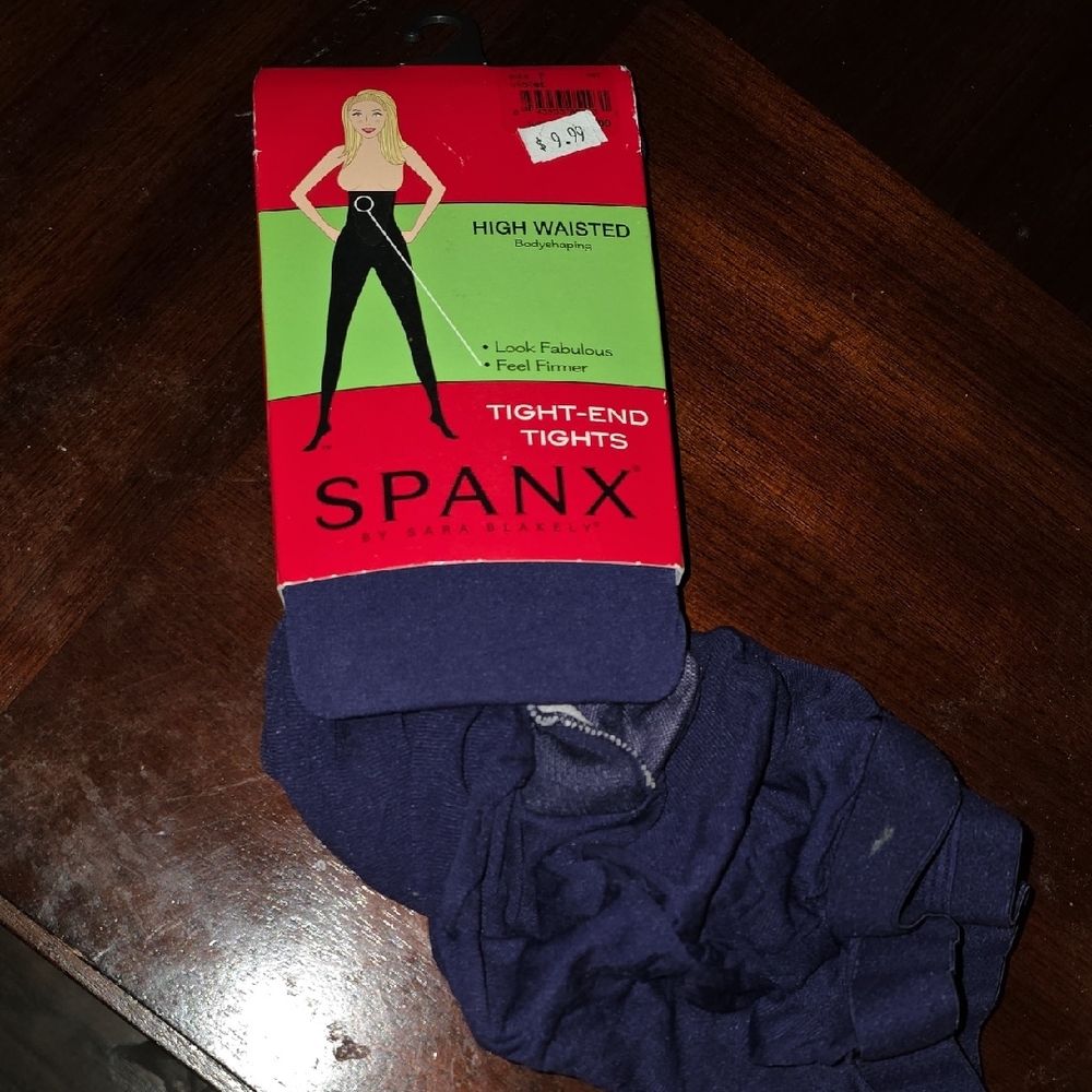 SPANX Dark Blue High Waisted Tights